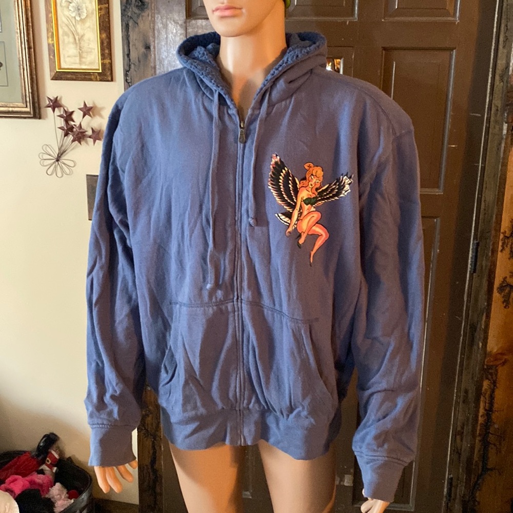 Fleece lined hoodie